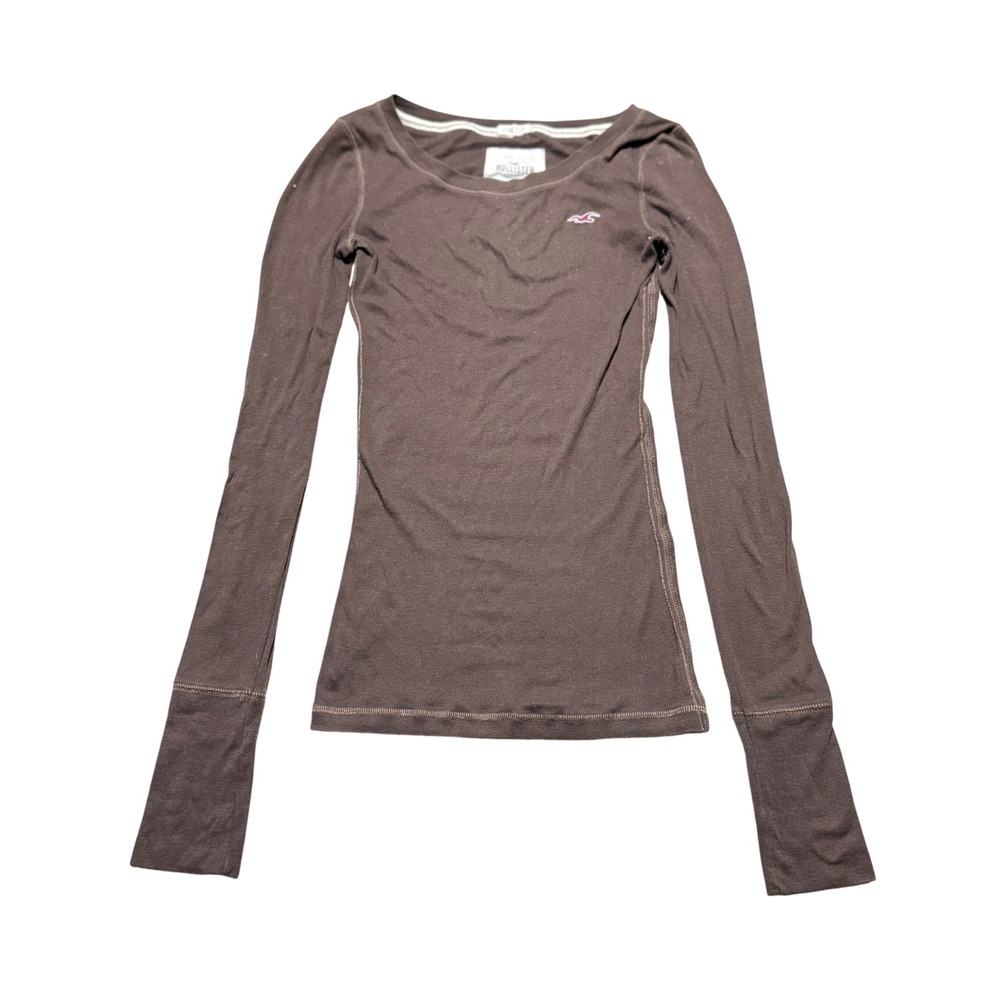 Hollister  Long Sleeve Scoop Neck Tee